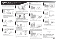 Yamaha YHT-180 - Owners Manual 